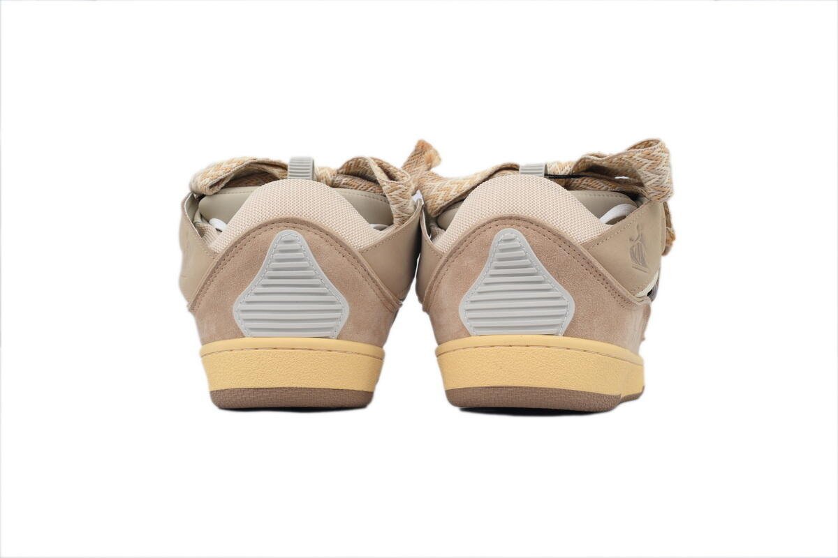 Lanvin Wmns Curb Sneakers White Brown - Image 3