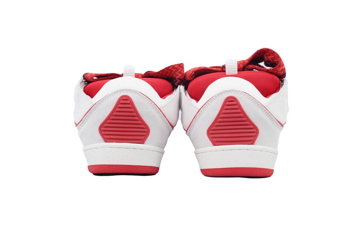 Lanvin Wmns Curb Sneakers White Red - Image 3
