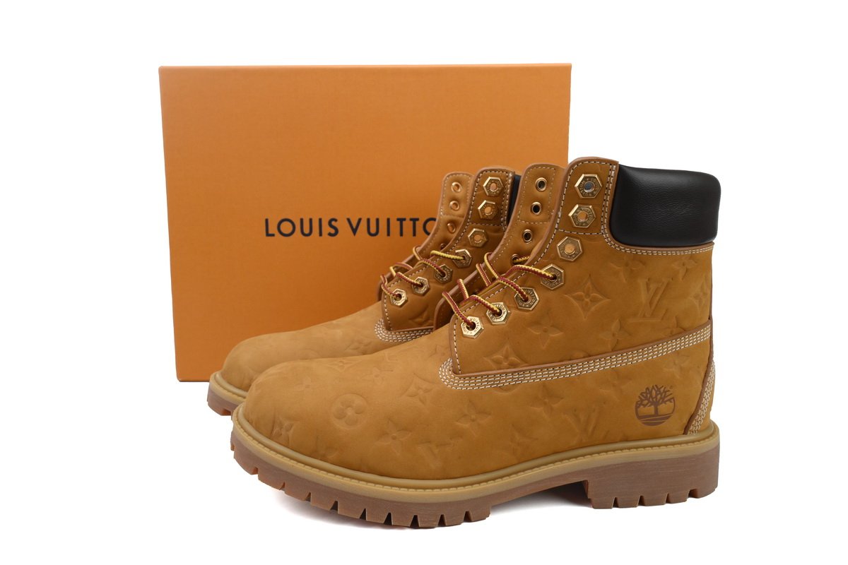 LOUIS VUITTON x Timberland 6-In Ankle Boot Brown - Image 11