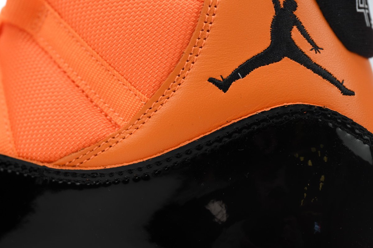 PK God Air Jordan 11 Retro "Black Orange” CT8012-800 - Image 7