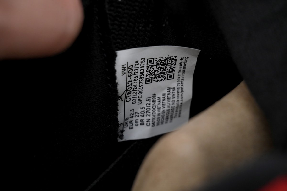 PK God Air Jordan 11 Retro "Black Red” CT8012-600 - Image 6