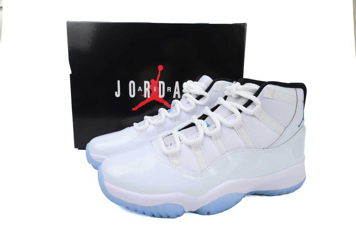 PK God Air Jordan 11 Retro 'Columbia / Legend Blue' CT8012-104 - Image 12