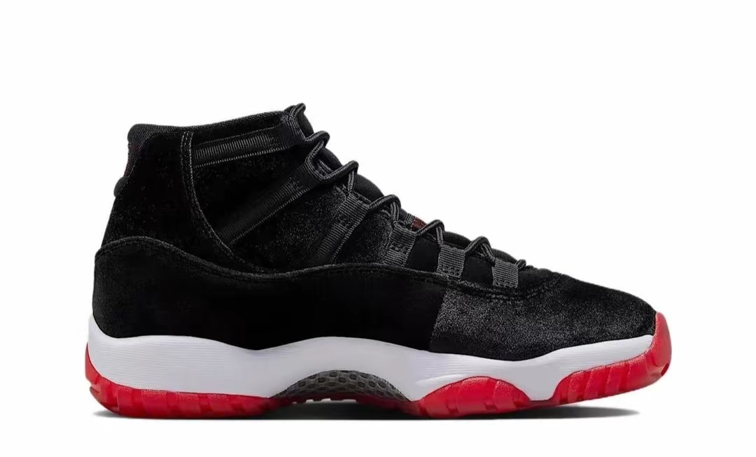 PK God Batch Air Jordan 11 Retro Bred Velvet - Image 2