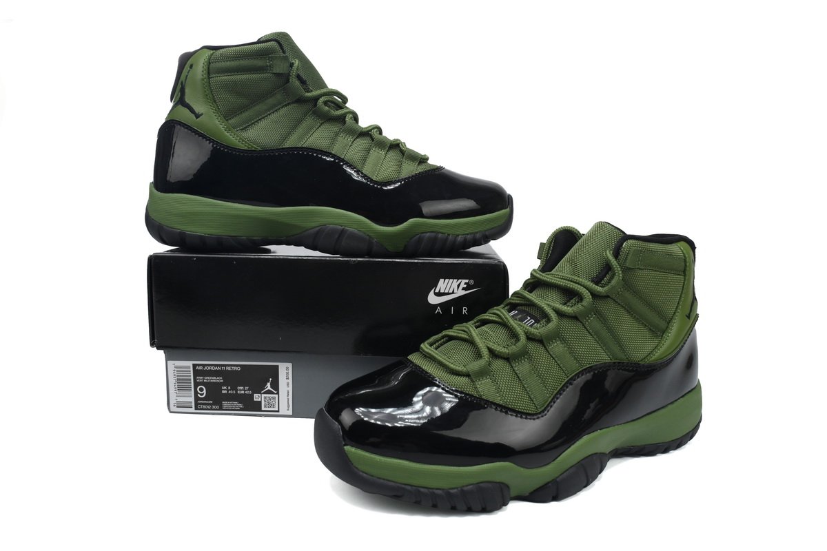 PK God Batch Air Jordan 11 Retro Green CT8012-300 - Image 11