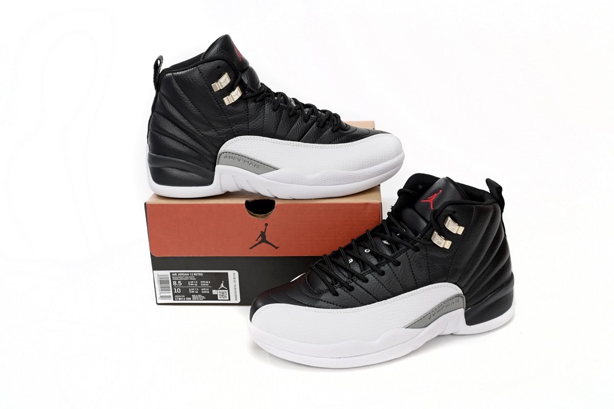 PK God Batch Air Jordan 12 Black And Playoffs CT8013-006 - Image 14