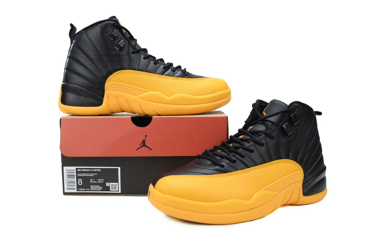 PK God Batch Air Jordan 12 Retro 'University Gold' 130690-070 - Image 11