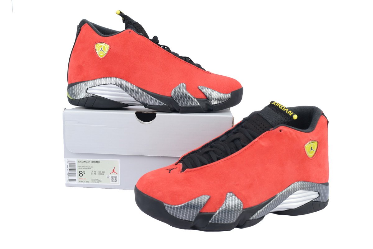 PK God Batch Air Jordan 14 Retro Ferrari (2025)  IF5015-600 - Image 10