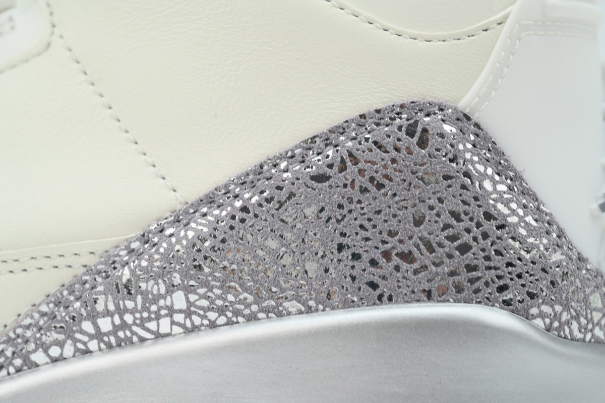 PK God Batch Air Jordan 3 Retro 'Sail Metallic Silver' CK9246-100 - Image 7