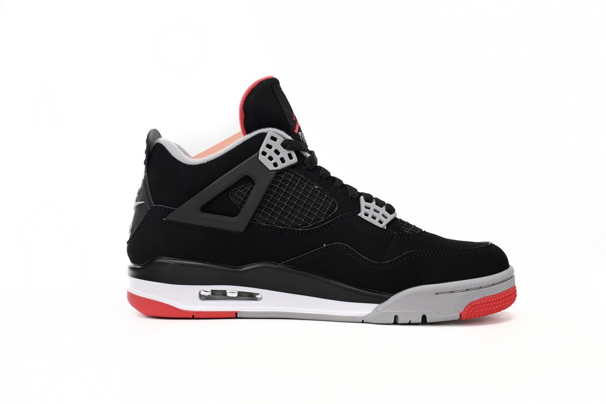 PK God Batch Air Jordan 4 Retro Bred 308497-060 - Image 2