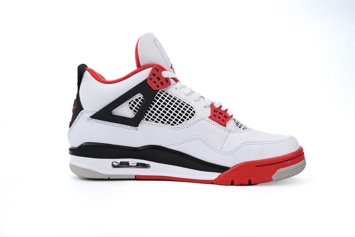 PK God Batch Air Jordan 4 Retro Fire Red DC7770-160 - Image 2