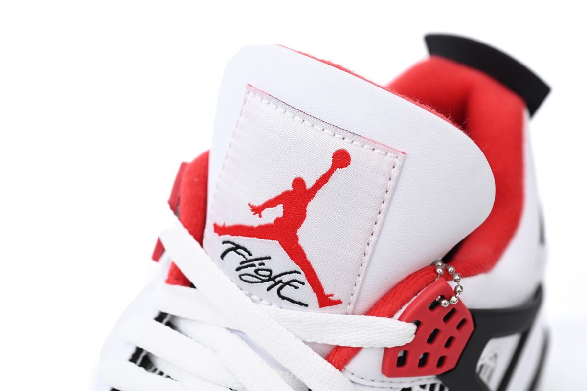PK God Batch Air Jordan 4 Retro Fire Red DC7770-160 - Image 7