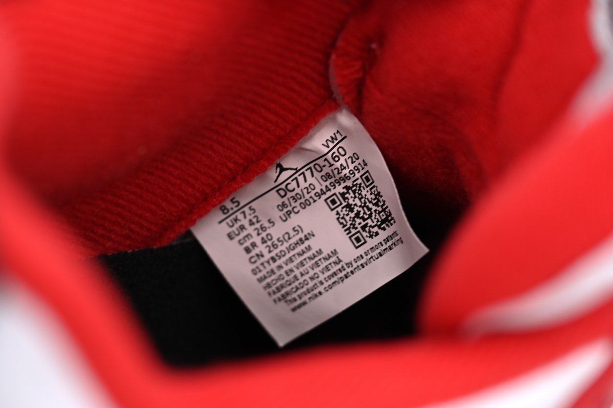 PK God Batch Air Jordan 4 Retro Fire Red DC7770-160 - Image 8