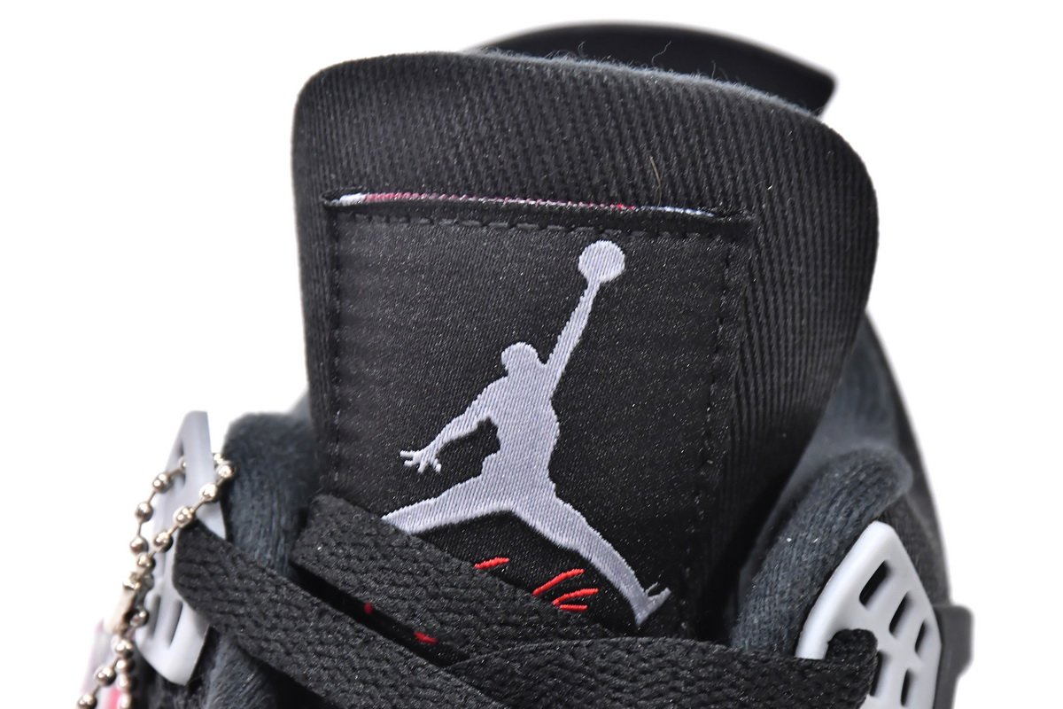 PK God Batch Air Jordan 4 Retro SE Black Canvas DH7138-006 - Image 7