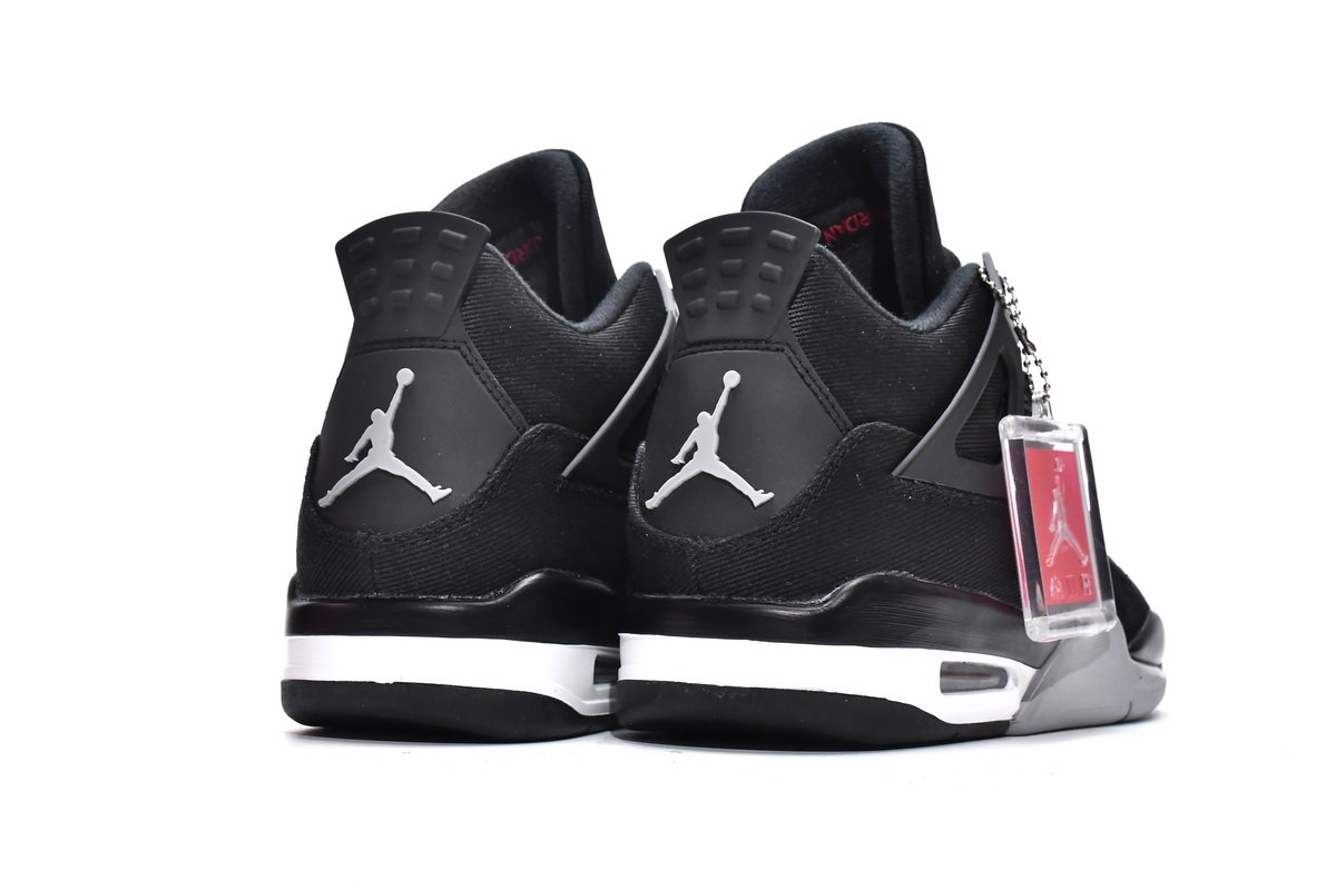 PK God Batch Air Jordan 4 Retro SE Black Canvas DH7138-006 - Image 3