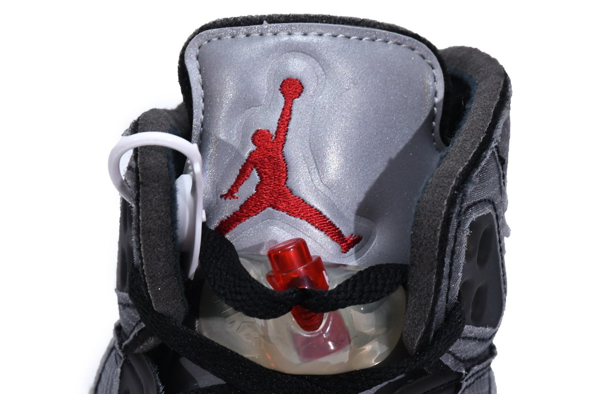 PK God Batch Air Jordan 5 Retro Off-White Black CT8480-001 - Image 8
