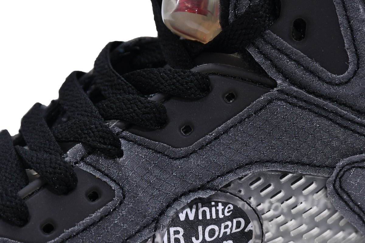 PK God Batch Air Jordan 5 Retro Off-White Black CT8480-001 - Image 6