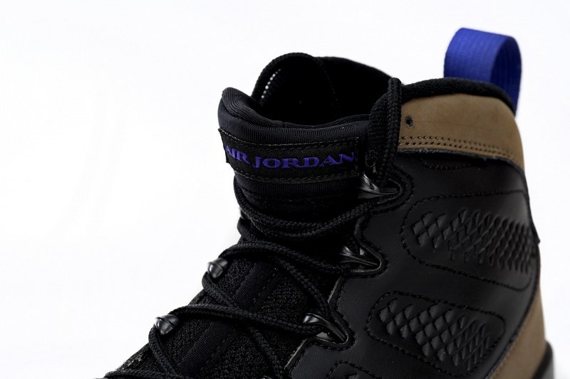PK God Batch Air Jordan 9 “Olive Concord”Black Brown CT8019-034 - Image 8