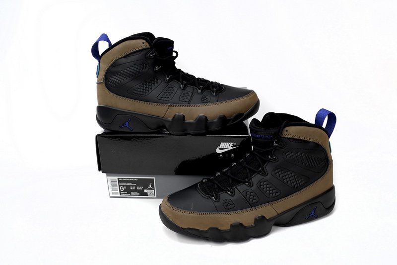 PK God Batch Air Jordan 9 “Olive Concord”Black Brown CT8019-034 - Image 12