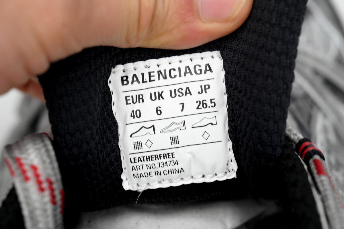 PK God Batch Balenciaga Grey Red - Image 8