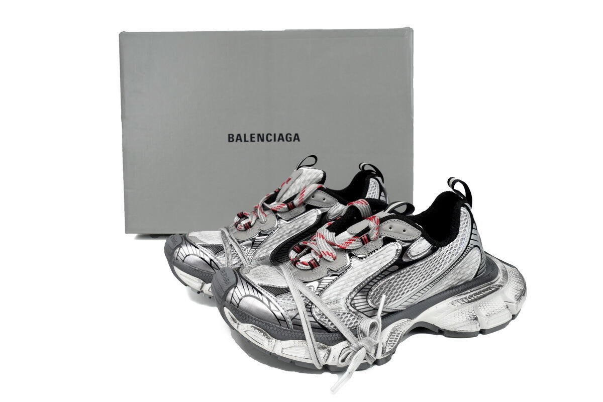 PK God Batch Balenciaga Grey Red - Image 12