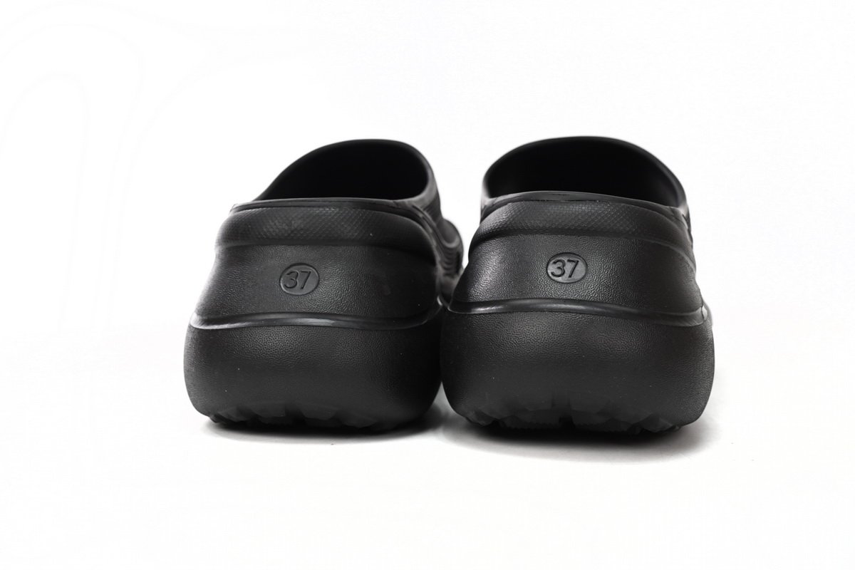 PK God Batch BALENCIAGA Pool Crocs Black 677389 W158E 1000 - Image 3