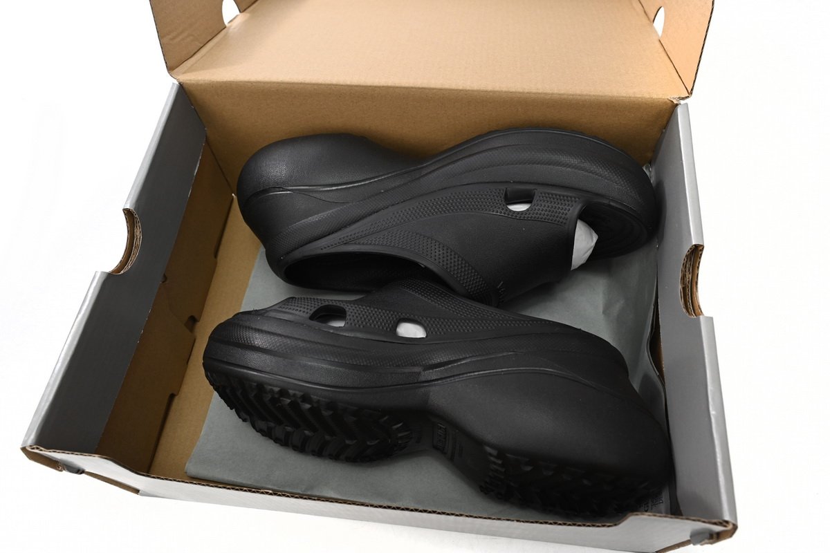 PK God Batch BALENCIAGA Pool Crocs Black 677389 W158E 1000 - Image 12