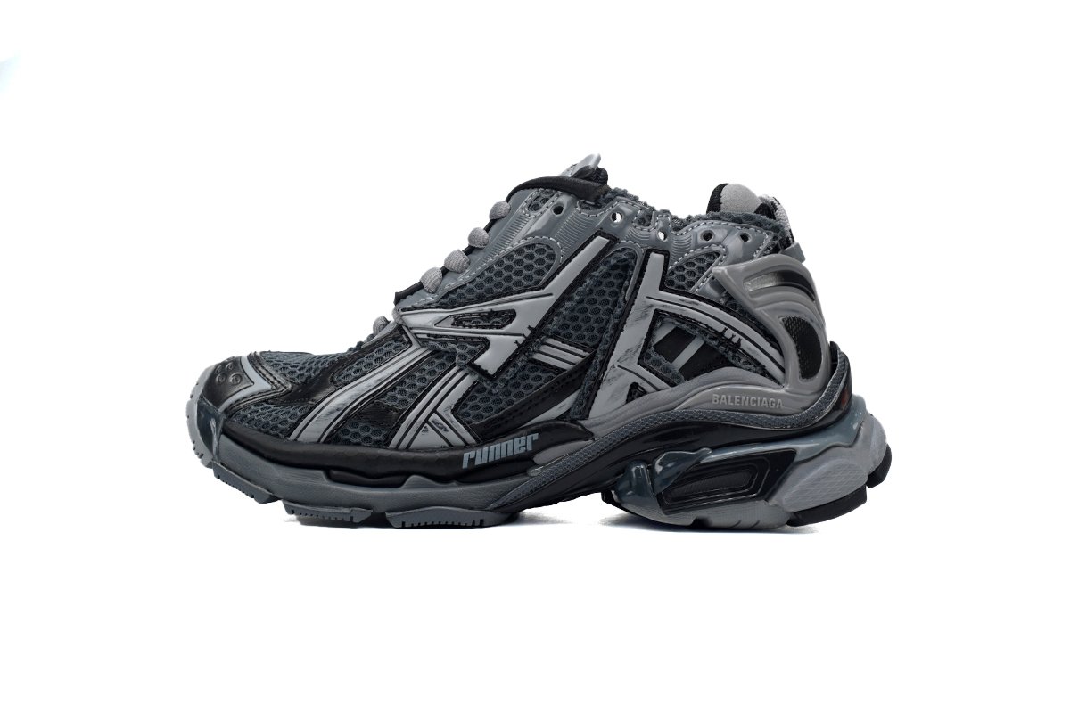 PK God Batch Balenciaga Runner All Black Gray 677402 W3RB2 1515