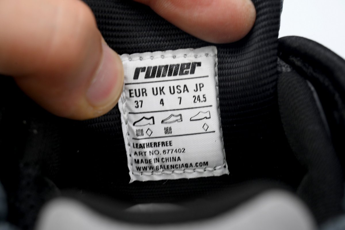 PK God Batch Balenciaga Runner All Black Gray 677402 W3RB2 1515 - Image 9