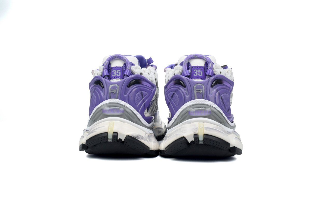 PK God Batch Balenciaga Runner White Purple 677402 W3RB2 5901 - Image 9