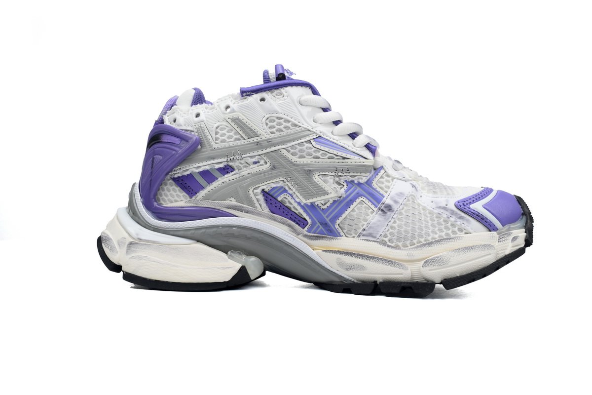 PK God Batch Balenciaga Runner White Purple 677402 W3RB2 5901 - Image 10