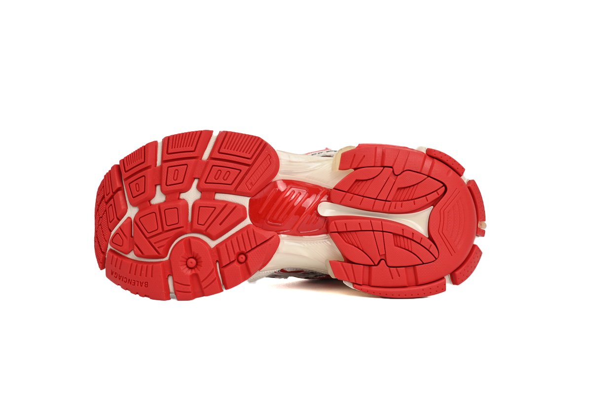 PK God Batch Balenciaga Runner White Red 677402 W3RB2 9060 - Image 4