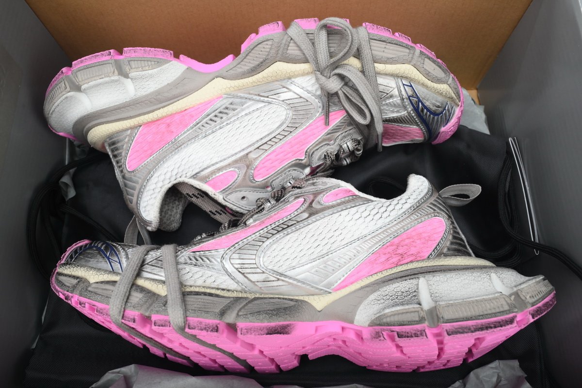 PK God Batch Balenciaga Silver Pink 734731 W3XL5 9050 - Image 12