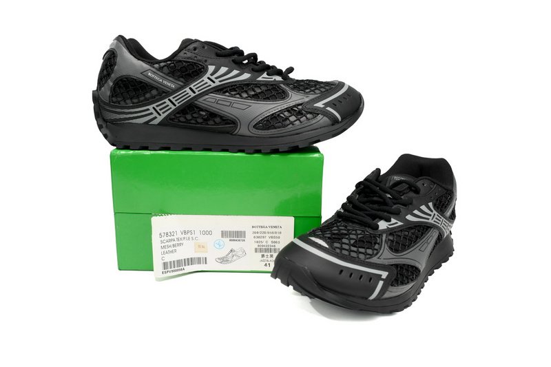 PK God Batch Bottega Veneta Orbit Sneaker Black - Image 11