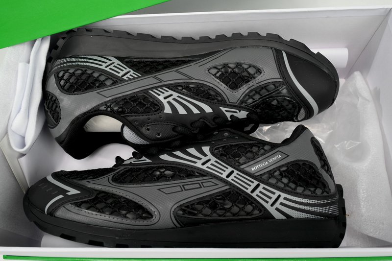 PK God Batch Bottega Veneta Orbit Sneaker Black - Image 10