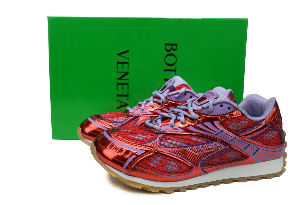 PK God Batch Bottega Veneta Orbit Sneaker Red - Image 12