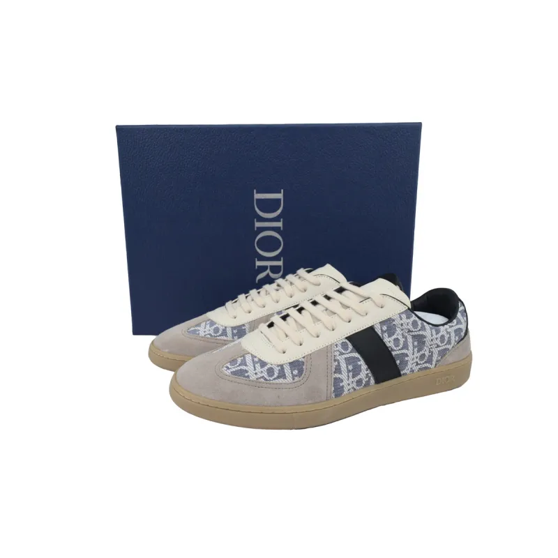 PK God Batch Dior B01 Matchpoint Sneaker 'Gray And Blue Print' - Image 12