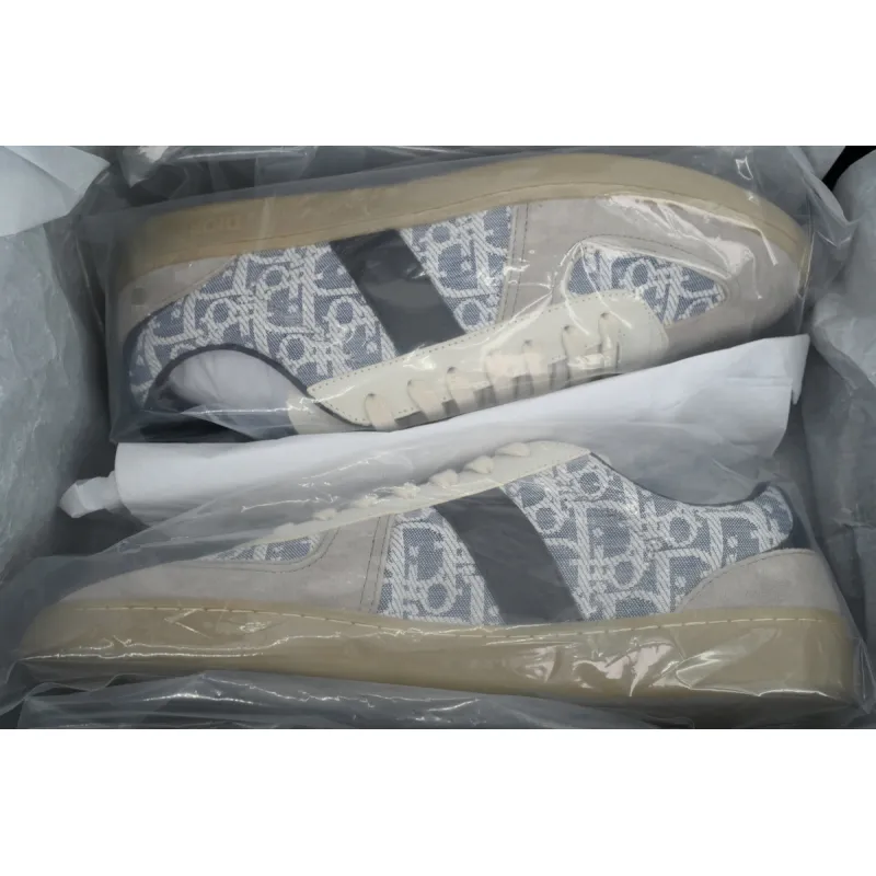 PK God Batch Dior B01 Matchpoint Sneaker 'Gray And Blue Print' - Image 11