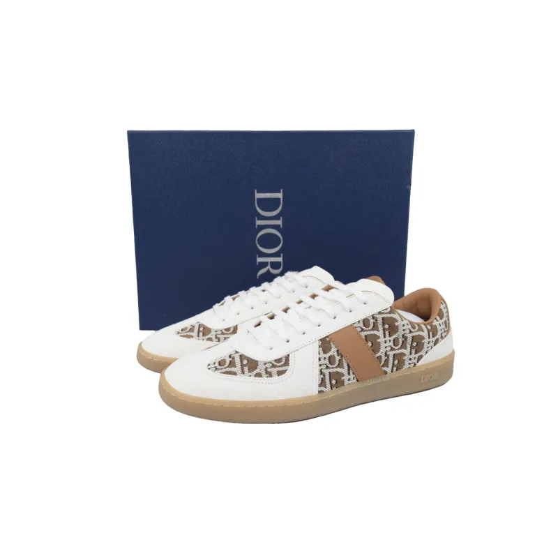 PK God Batch Dior B01 Matchpoint Sneaker 'White And Brown Print' - Image 10