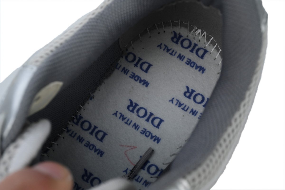 PK God Batch Dior Chrono Sneaker Grey Silver - Image 8