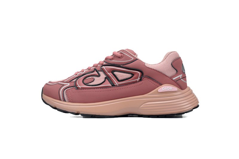 PK God Batch Dior Light Grey 'B30' Sneakers Pink 3SN27ZIR-16536