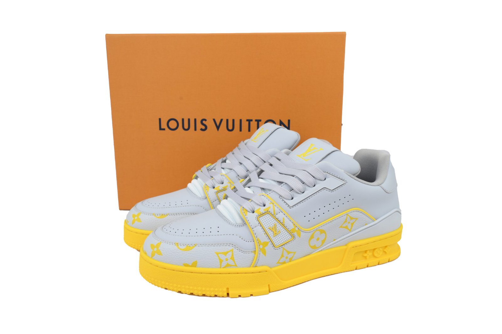 PK God Batch Louis Vuitton Grey Color Printing - Image 11