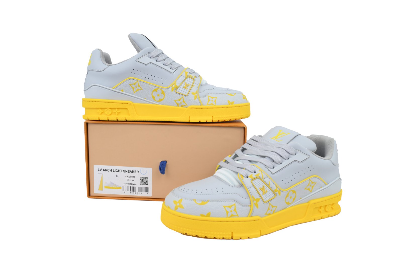 PK God Batch Louis Vuitton Grey Color Printing - Image 10
