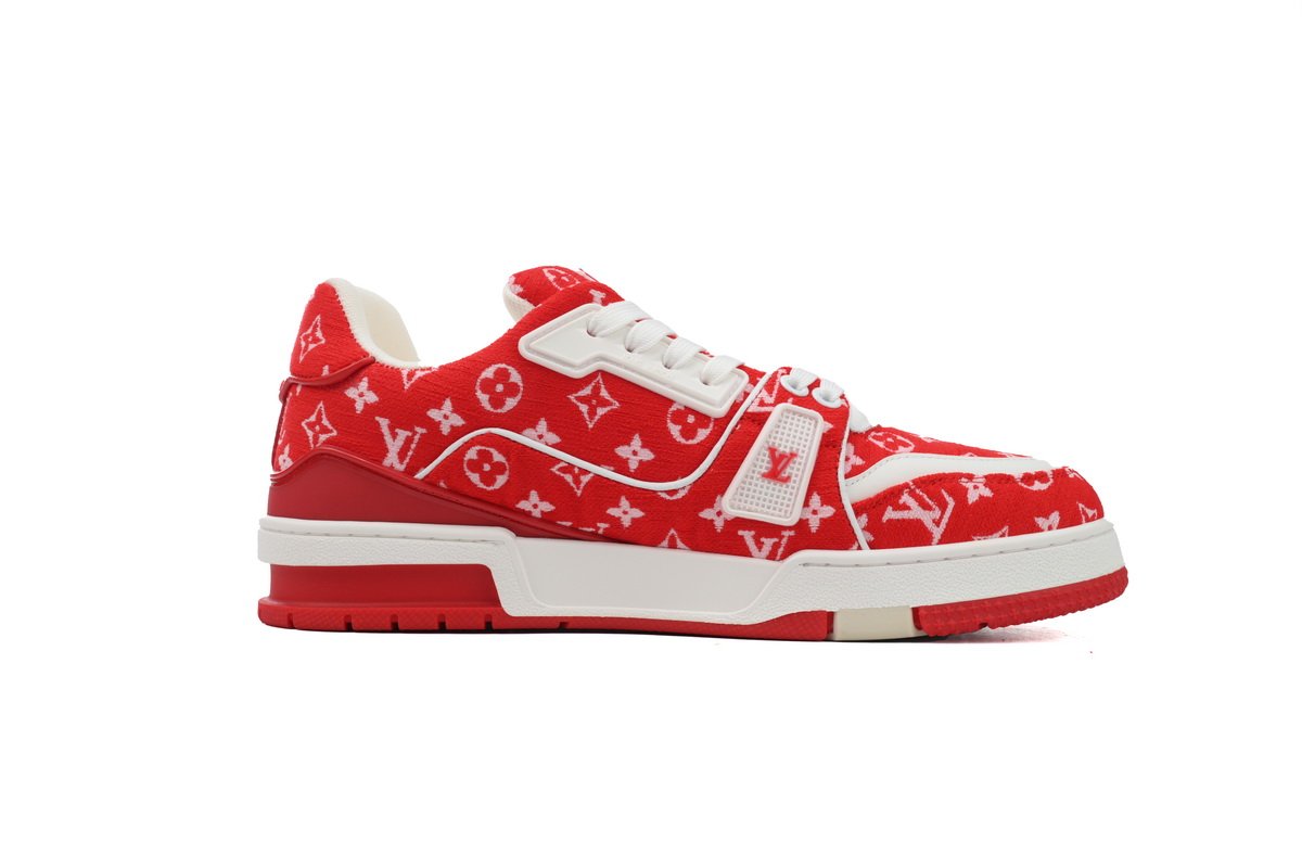PK God Batch Louis Vuitton Louis Vuitton Trainer Red - Image 2