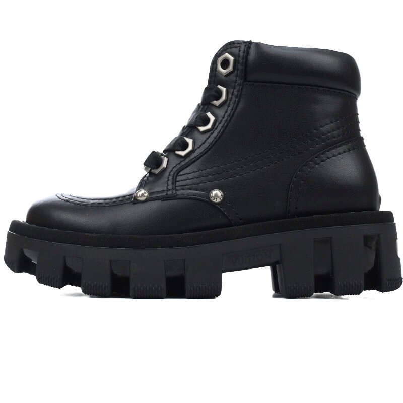 PK God Batch LOUIS VUITTON Martin boots Black pk01