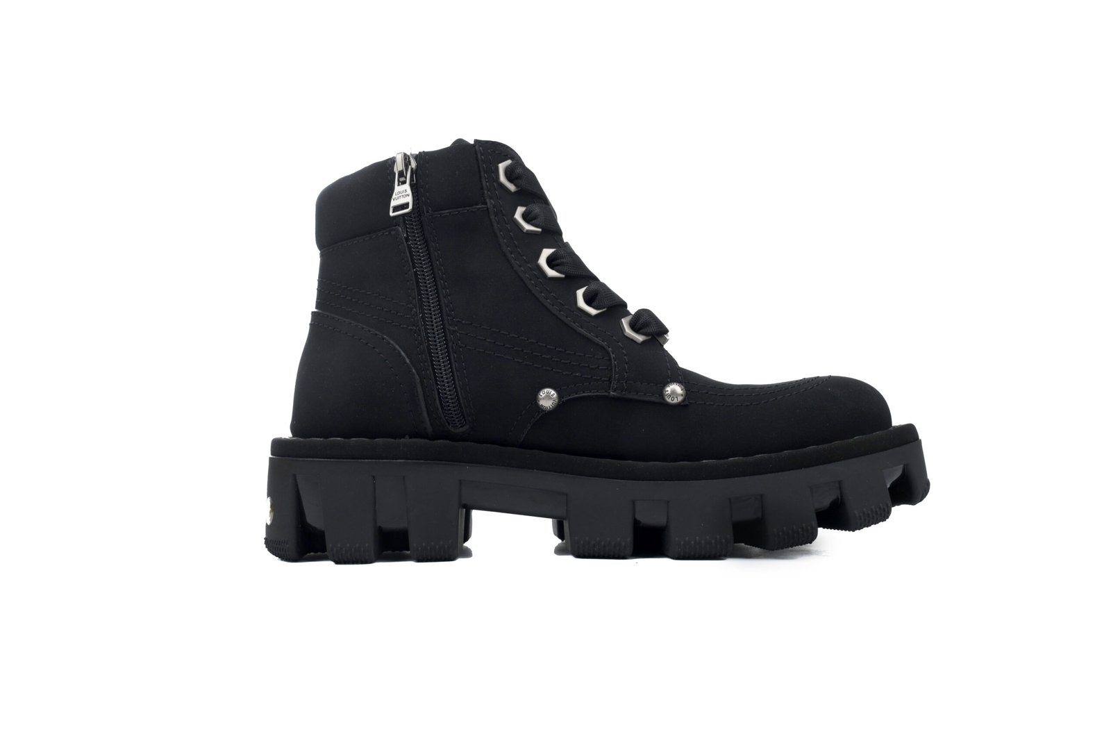 PK God Batch LOUIS VUITTON Martin boots Black pk02 - Image 2