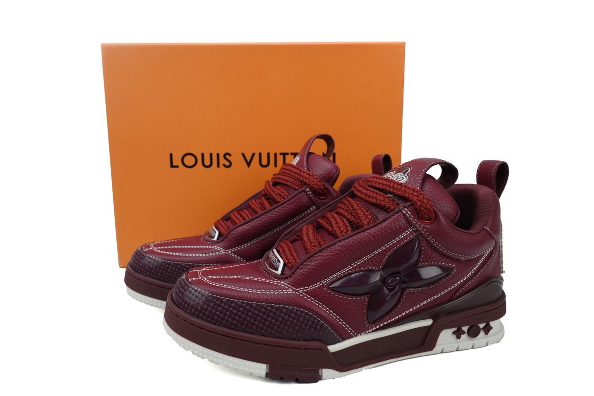 PK God Batch Louis Vuitton Skate Wine - Image 12