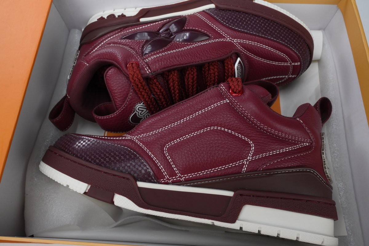 PK God Batch Louis Vuitton Skate Wine - Image 10