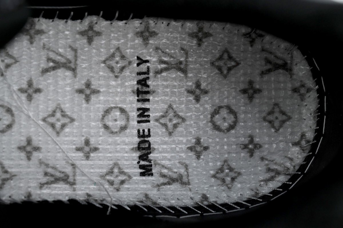 PK God Batch Louis Vuitton Trainer 'Black Rhinestones' 1A815H - Image 9