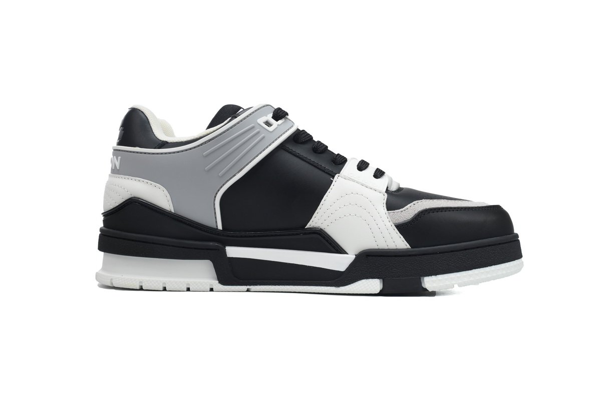 PK God Batch LOUIS VUITTON Trainer Black and gray - Image 12