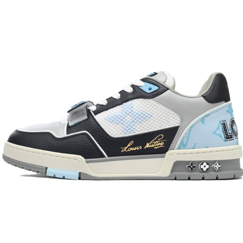 PK God Batch LOUIS VUITTON Trainer Black Blue